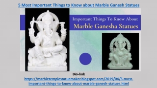 5 Most Important Things to Know about Marble Ganesh Statues