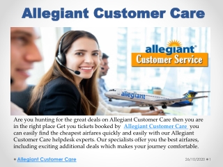 Allegiant Customer Care