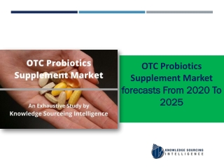 OTC Probiotics Supplement Market to grow at a CAGR of 8.29% o  (2019-2025)