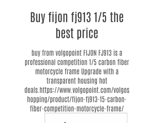 Buy fijon fj913 1/5 the best price