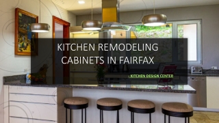 Kitchen Remodeling Cabinets In Fairfax