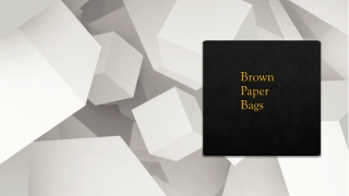Brown Paper Bags For Sale in USA & Canada at iCustomBoxes