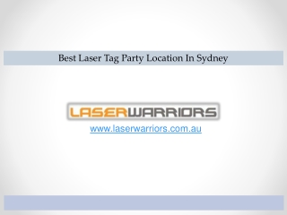 Best Laser Tag Party Location In Sydney