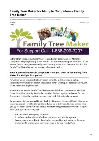 Family Tree Maker On Multiple Operating Systems