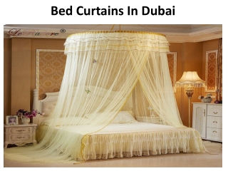 Bed Curtains In Dubai