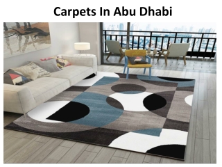 Carpets In Abu Dhabi