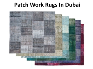 Patch Work Rugs In Dubai