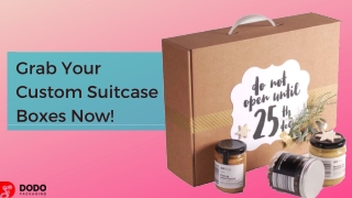 Grab Your Custom Suitcase Boxes Now | Retail Boxes