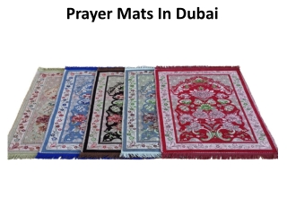 Prayer Mats in Abu Dhabi