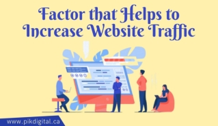 Important Factor that Helps to Increase Website Traffic