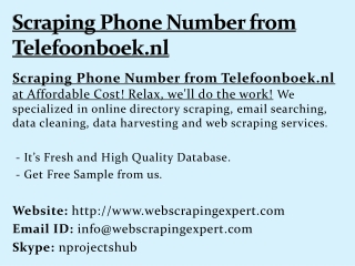 Scraping Phone Number from Telefoonboek.nl