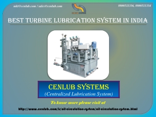 Best Turbine Lubrication System In India