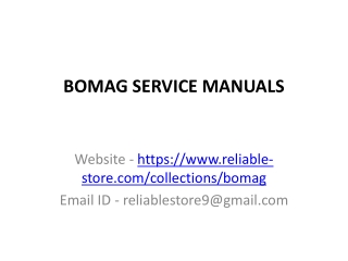 Bomag Workshop Manual A Helping Hand