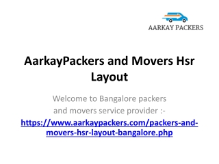 AarkayPackers and Movers Hsr Layout | Packers in Hsr Layout