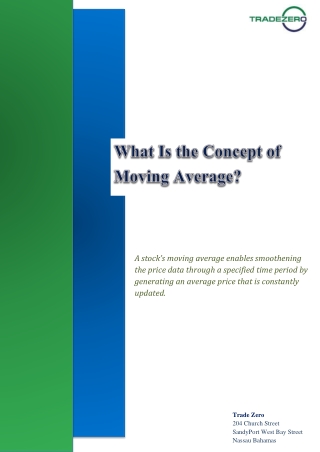 What Is the Concept of Moving Average