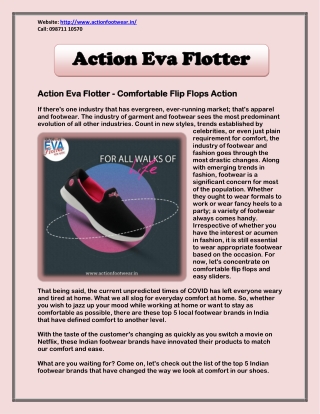 Action Eva Flotter - Best Casual Footwear