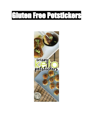 Gluten Free Potstickers