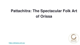 Pattachitra: The Spectacular Folk Art of Orissa