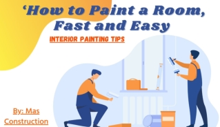 How to Paint a Room, Fast and Easy Interior Painting Tips