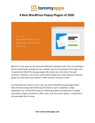 8 Best WordPress Popup Plugins of 2020 (Performance Compared)