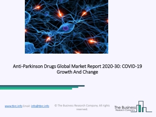 Anti-Parkinson Drugs Market Report 2020-30: Covid 19 Impact and Recovery
