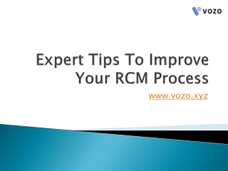 Expert Tips To Improve Your RCM Process