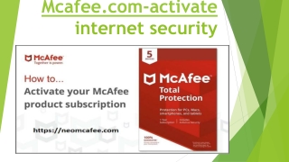 Mcafee.com/activate - Steps to Get McAfee With Product key 2020