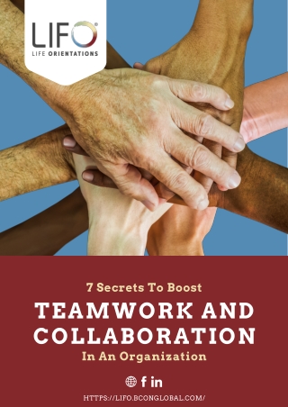 7 Secrets to Boost Teamwork and Collaboration in an Organization