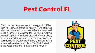 Contact Aaron Pest Control Deland FL to remove pests