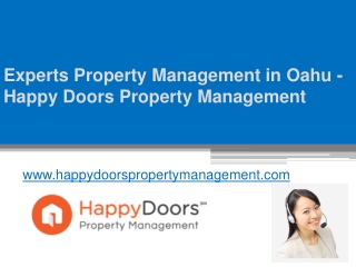 Experts Property Management in Oahu - Happy Doors Property Management