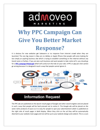 Why PPC Campaign Can Give You Better Market Response?