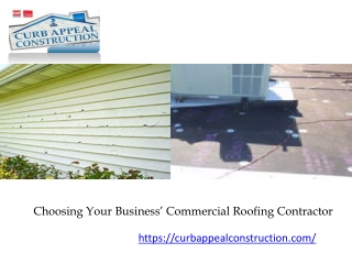 Choosing Your Business’ Commercial Roofing Contractor