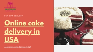 Birthday Cake Delivery in USA