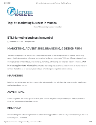 BTL Marketing Agency in Mumbai