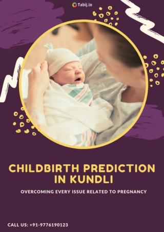 Childbirth prediction in kundli for pregnancy astrology