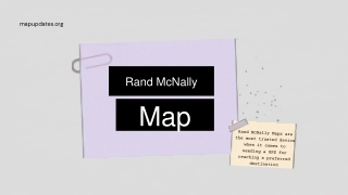 Get Free latest update of Rand Mc Nally map