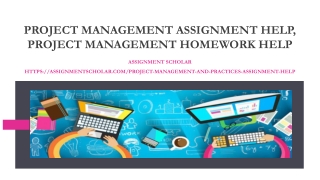 Project Management Assignment Help