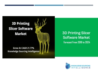 3D Printing Slicer Software Market grow at a CAGR of 21.77% by Knowledge Sourcing