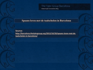 Barcelona Tyler Group News Articles