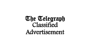 Telegraph Newspaper Classified advertisement
