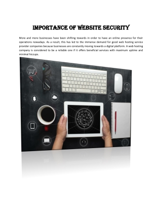 Importance of Website Security