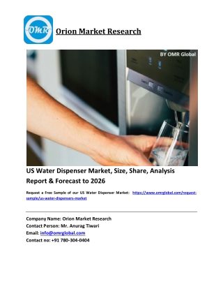 US Water Dispenser Market Size, Industry Trends, Share and Forecast 2020-2026