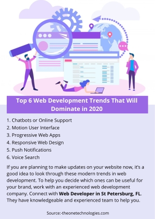 Top 6 Web Development Trends That Will Dominate in 2020