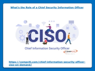 What’s the Role of a Chief Security Information Officer