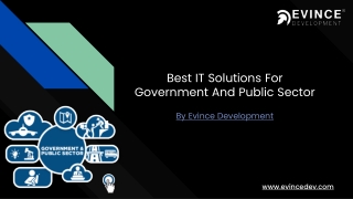 Best IT Solution for Government and Public Sector