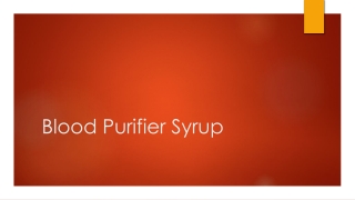 BLOOD PURIFIER SYRUP