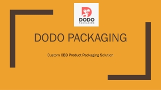 Custom CBD Boxes Wholesale | CBD Products Packaging!