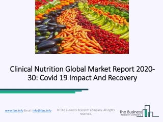 Clinical Nutrition Market Growth, In-depth Analysis and Opportunities Till 2030