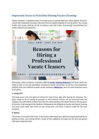 BENEFITS OF HIRING BOND CLEANING SPECIALISTS IN MELBOURNE