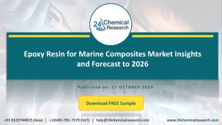 Epoxy Resin for Marine Composites Market Insights and Forecast to 2026